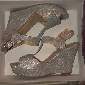 Sparkly Wedges
